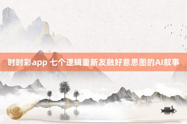 时时彩app 七个逻辑重新友融好意思图的AI叙事