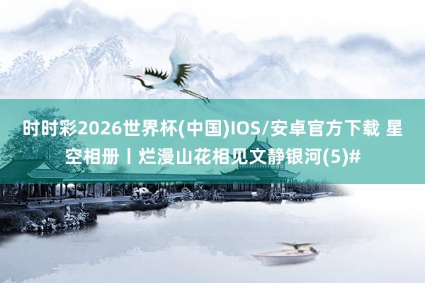 时时彩2026世界杯(中国)IOS/安卓官方下载 星空相册丨烂漫山花相见文静银河(5)#