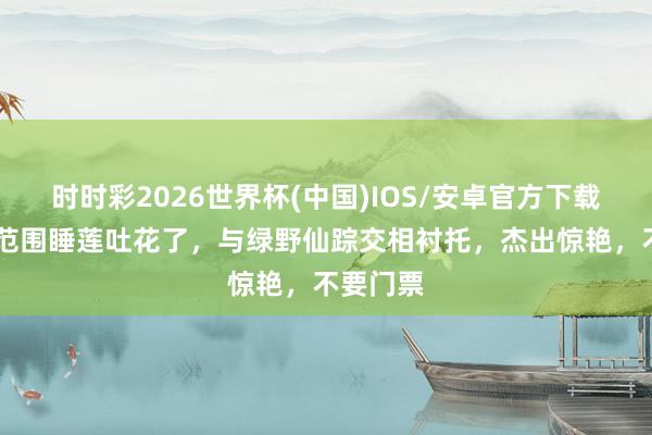 时时彩2026世界杯(中国)IOS/安卓官方下载 成齐大范围睡莲吐花了，与绿野仙踪交相衬托，杰出惊艳，不要门票